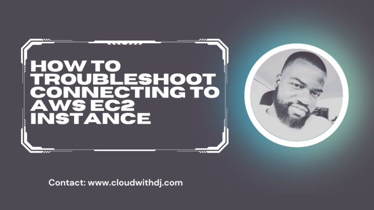 How to troubleshoot connecting to AWS EC2 instance