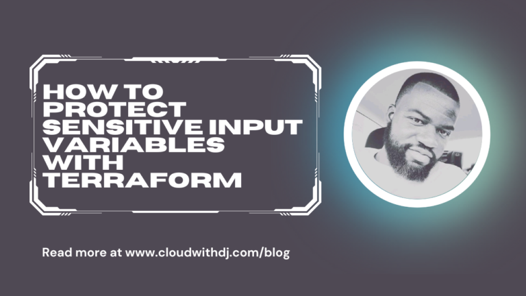 How To Protect Sensitive Input Variables with Terraform