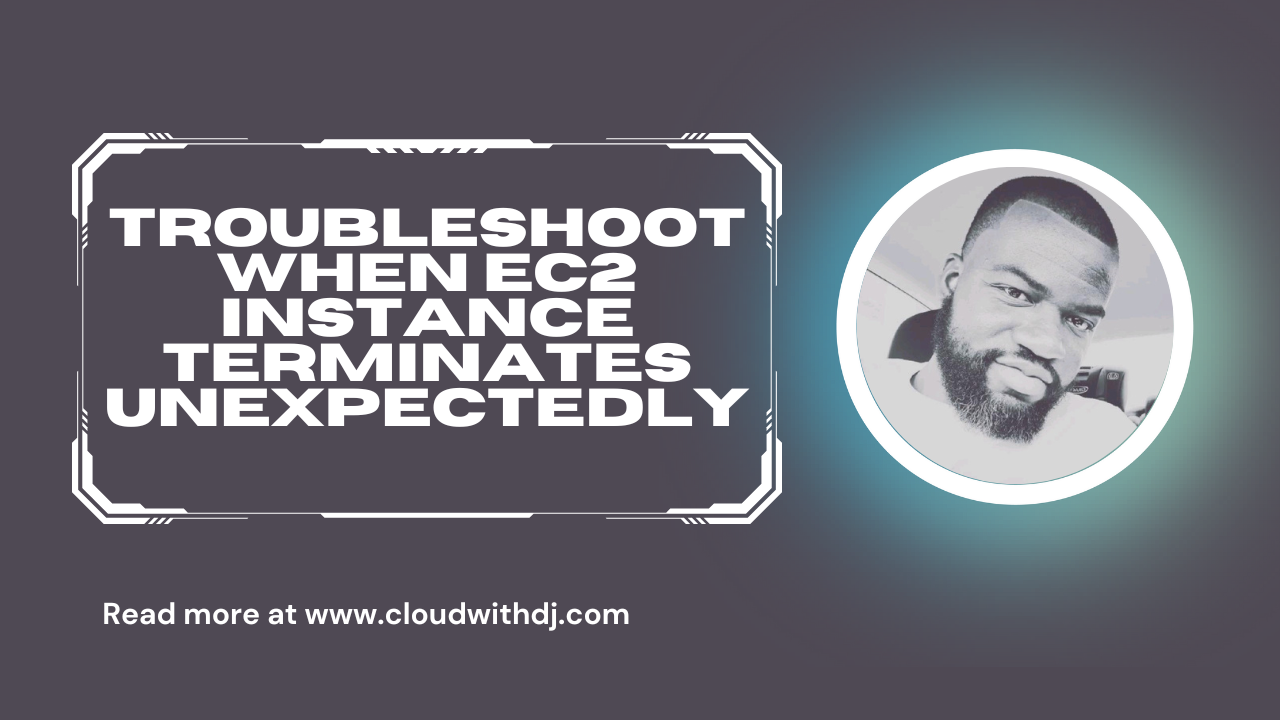 How I troubleshoot when EC2 instance terminates unexpectedly