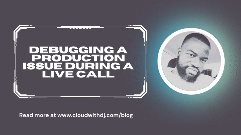 How I Debugged a Production Issue Live on a Call